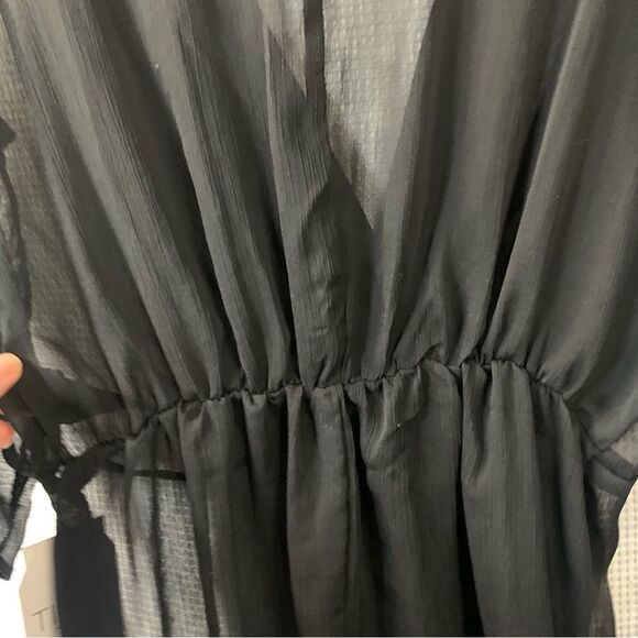 Time and Tru Women's and Women's Plus Twist Front Dress Cover Up - Picture 4 of 10